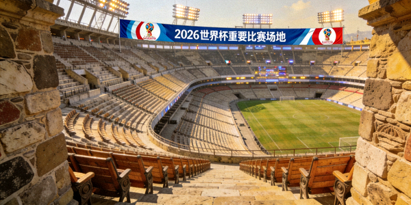 墨西哥城阿兹特克体育场历史悠久的看台 - 2026世界杯重要比赛场地
